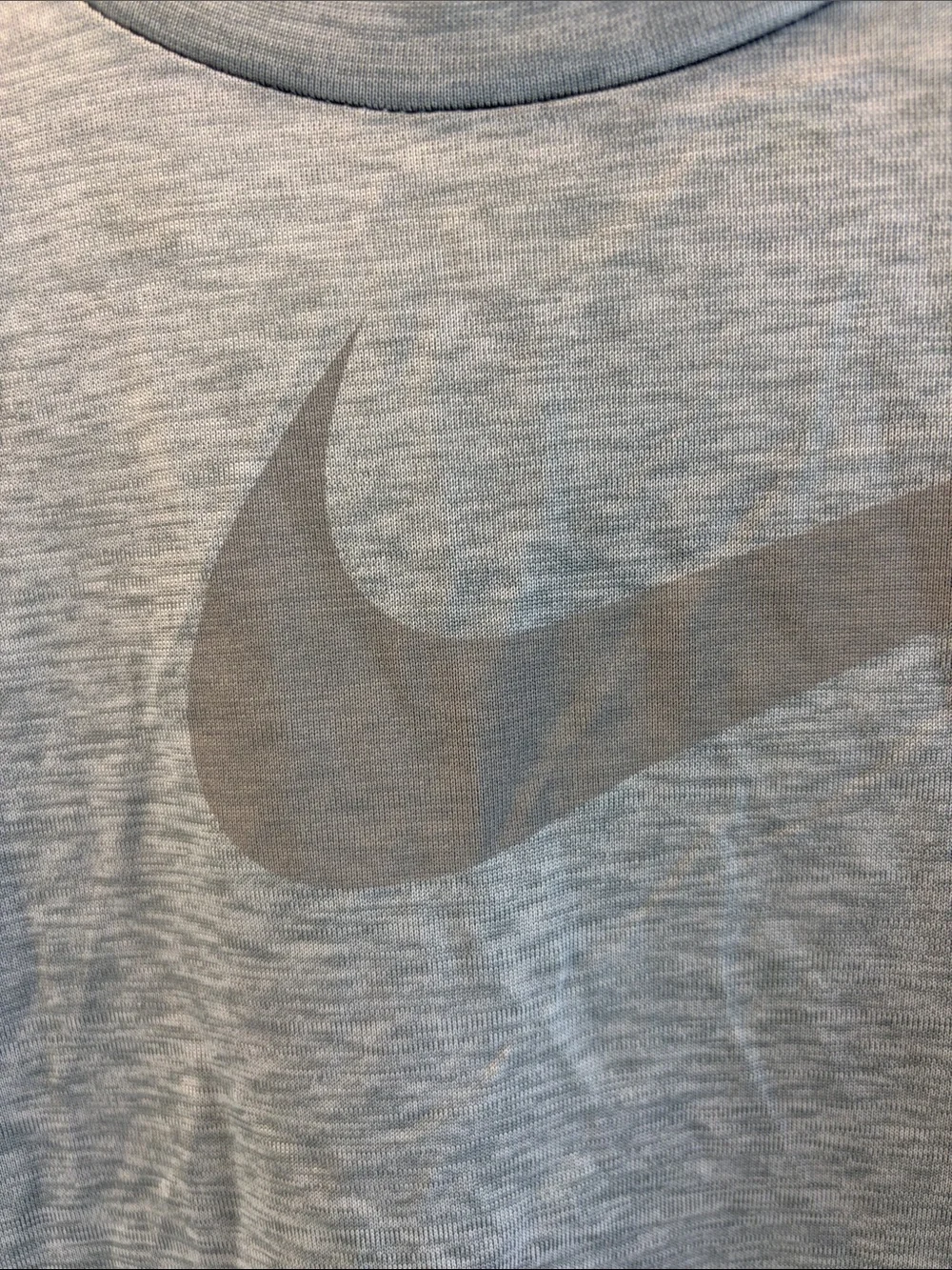 Nike‎ Light Grey Heather Swoosh Tee